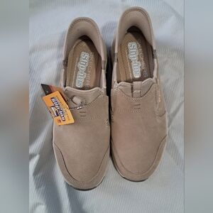 Skechers Women's Tan Slip-Ons
